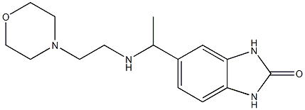 5-(1-{[2-(morpholin-4-yl)ethyl]amino}ethyl)-2,3-dihydro-1H-1,3-benzodiazol-2-one|