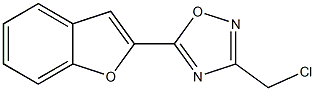 5-(1-benzofuran-2-yl)-3-(chloromethyl)-1,2,4-oxadiazole|