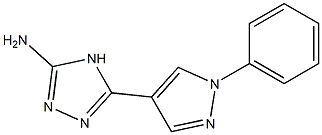 5-(1-phenyl-1H-pyrazol-4-yl)-4H-1,2,4-triazol-3-amine