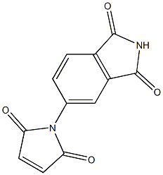 5-(2,5-dioxo-2,5-dihydro-1H-pyrrol-1-yl)-2,3-dihydro-1H-isoindole-1,3-dione,,结构式