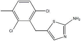 5-(2,6-dichloro-3-methylbenzyl)-1,3-thiazol-2-amine Structure
