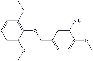 5-(2,6-dimethoxyphenoxymethyl)-2-methoxyaniline