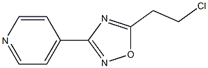 5-(2-chloroethyl)-3-(pyridin-4-yl)-1,2,4-oxadiazole