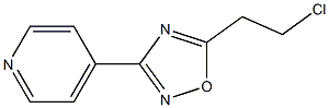  5-(2-chloroethyl)-3-(pyridin-4-yl)-1,2,4-oxadiazole