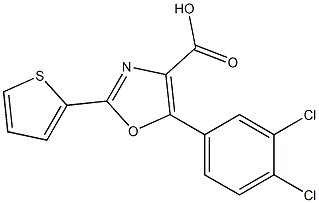  5-(3,4-dichlorophenyl)-2-(thiophen-2-yl)-1,3-oxazole-4-carboxylic acid