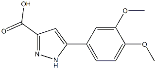 5-(3,4-dimethoxyphenyl)-1H-pyrazole-3-carboxylic acid