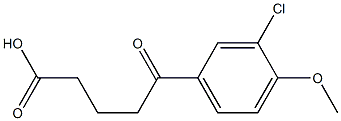 5-(3-chloro-4-methoxyphenyl)-5-oxopentanoic acid