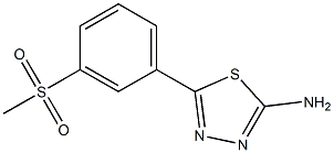 5-(3-methanesulfonylphenyl)-1,3,4-thiadiazol-2-amine