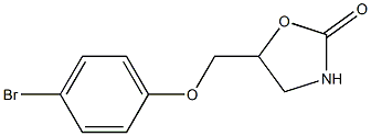 5-(4-bromophenoxymethyl)-1,3-oxazolidin-2-one Struktur