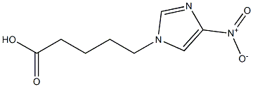 5-(4-nitro-1H-imidazol-1-yl)pentanoic acid Structure