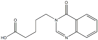 5-(4-oxo-3,4-dihydroquinazolin-3-yl)pentanoic acid,,结构式