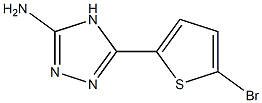 5-(5-bromothiophen-2-yl)-4H-1,2,4-triazol-3-amine Structure