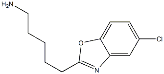 5-(5-chloro-1,3-benzoxazol-2-yl)pentan-1-amine Struktur