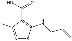 5-(allylamino)-3-methylisothiazole-4-carboxylic acid Structure