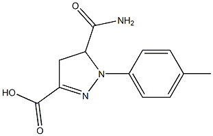 5-(aminocarbonyl)-1-(4-methylphenyl)-4,5-dihydro-1H-pyrazole-3-carboxylic acid