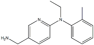 5-(aminomethyl)-N-ethyl-N-(2-methylphenyl)pyridin-2-amine|