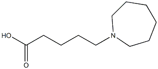 5-(azepan-1-yl)pentanoic acid 化学構造式