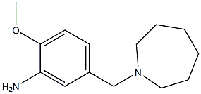 5-(azepan-1-ylmethyl)-2-methoxyaniline Structure