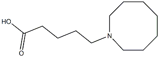 5-(azocan-1-yl)pentanoic acid,,结构式
