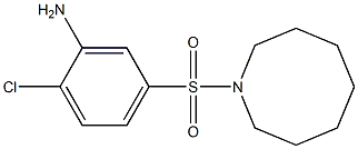 5-(azocane-1-sulfonyl)-2-chloroaniline Struktur