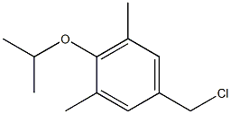 5-(chloromethyl)-1,3-dimethyl-2-(propan-2-yloxy)benzene,,结构式