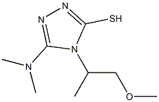 5-(dimethylamino)-4-(2-methoxy-1-methylethyl)-4H-1,2,4-triazole-3-thiol