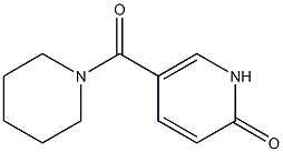 5-(piperidin-1-ylcarbonyl)-1,2-dihydropyridin-2-one 结构式