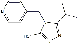 5-(propan-2-yl)-4-(pyridin-4-ylmethyl)-4H-1,2,4-triazole-3-thiol