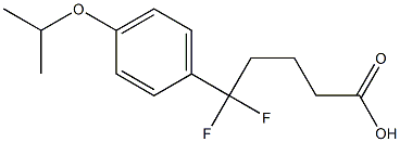 5,5-difluoro-5-[4-(propan-2-yloxy)phenyl]pentanoic acid|