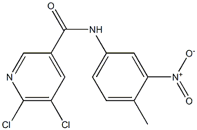 5,6-dichloro-N-(4-methyl-3-nitrophenyl)pyridine-3-carboxamide