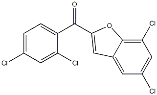 5,7-dichloro-2-[(2,4-dichlorophenyl)carbonyl]-1-benzofuran