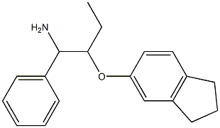 5-[(1-amino-1-phenylbutan-2-yl)oxy]-2,3-dihydro-1H-indene