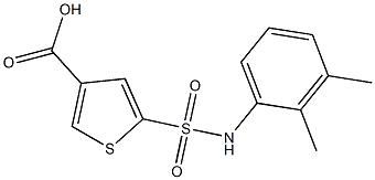  5-[(2,3-dimethylphenyl)sulfamoyl]thiophene-3-carboxylic acid