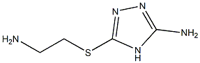 5-[(2-aminoethyl)thio]-4H-1,2,4-triazol-3-amine Structure