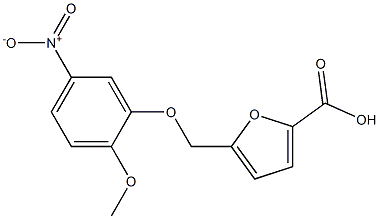 5-[(2-methoxy-5-nitrophenoxy)methyl]-2-furoic acid|