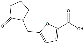 5-[(2-oxopyrrolidin-1-yl)methyl]-2-furoic acid Structure