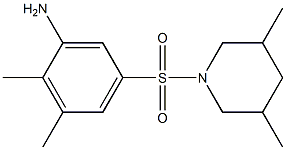 5-[(3,5-dimethylpiperidine-1-)sulfonyl]-2,3-dimethylaniline Structure