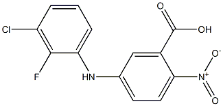  5-[(3-chloro-2-fluorophenyl)amino]-2-nitrobenzoic acid