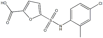  5-[(4-chloro-2-methylphenyl)sulfamoyl]furan-2-carboxylic acid