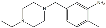 5-[(4-ethylpiperazin-1-yl)methyl]-2-methylaniline Struktur