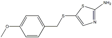 5-[(4-methoxybenzyl)thio]-1,3-thiazol-2-amine