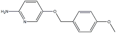 5-[(4-methoxyphenyl)methoxy]pyridin-2-amine 结构式