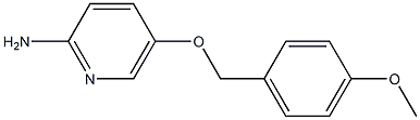 5-[(4-methoxyphenyl)methoxy]pyridin-2-amine,,结构式