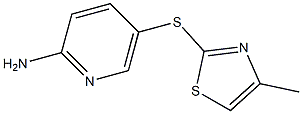 5-[(4-methyl-1,3-thiazol-2-yl)sulfanyl]pyridin-2-amine