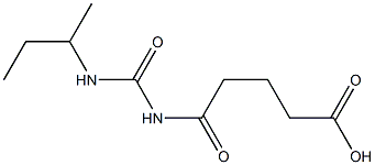 5-[(butan-2-ylcarbamoyl)amino]-5-oxopentanoic acid
