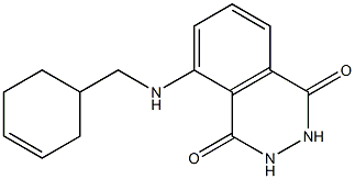 5-[(cyclohex-3-en-1-ylmethyl)amino]-1,2,3,4-tetrahydrophthalazine-1,4-dione Structure