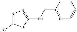 5-[(pyridin-2-ylmethyl)amino]-1,3,4-thiadiazole-2-thiol 结构式