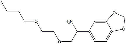  5-[1-amino-2-(2-butoxyethoxy)ethyl]-2H-1,3-benzodioxole