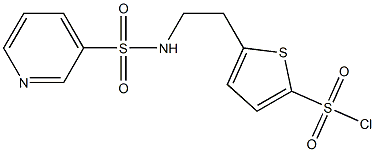  5-[2-(pyridine-3-sulfonamido)ethyl]thiophene-2-sulfonyl chloride