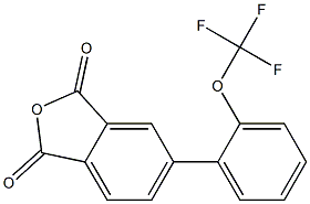 5-[2-(trifluoromethoxy)phenyl]-2-benzofuran-1,3-dione,,结构式